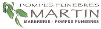 logo pompes funebres martin